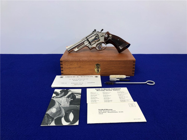 1973 Smith Wesson 29-2 .44 Mag Nickel 4" *SCARCE FULL TARGET MODEL*
