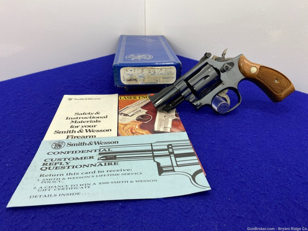 Smith Wesson 19 .357 Mag Blue *ULTRA SCARCE 2.5" MODEL* Amazing Piece