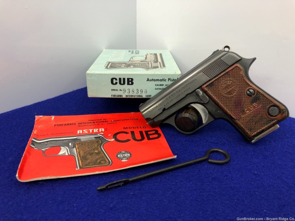 Astra 2000 Cub .25 ACP Blue 2 1/4" *POCKET SIZED SEMI-AUTO*