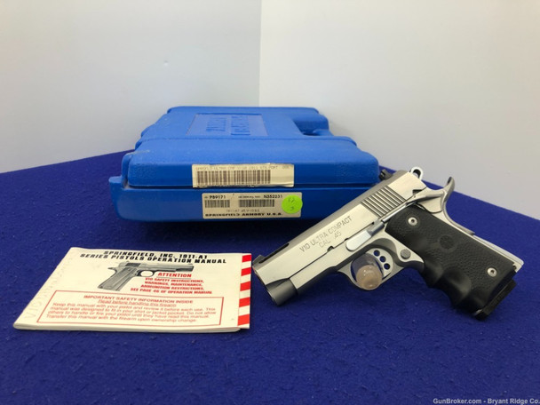 Springfield Armory V10 .45 ACP Stainless 3.5" *GORGEOUS PORTED BARREL*