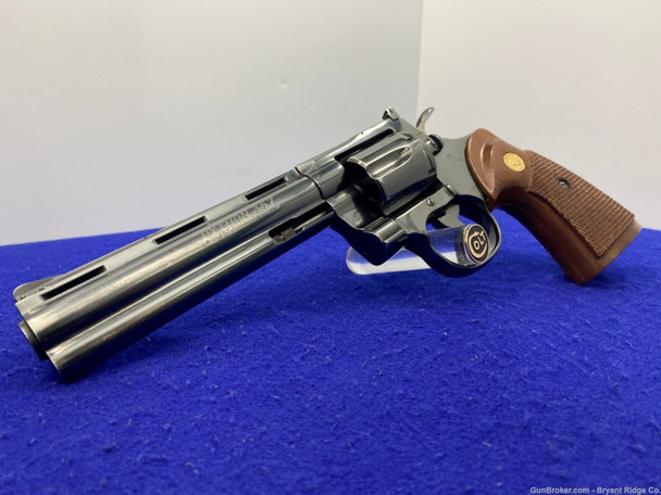 1977 Colt Python .357 Mag Blue 6" *CLASSIC COLT SNAKE REVOLVER*