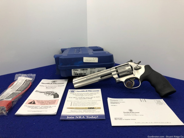 Smith Wesson 617-6 .22 LR Stainless 6" *INCREDIBLE 10 SHOT REVOLVER*