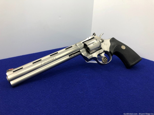 1993 Colt Python .357mag Stainless *SUPER RARE & DESIRABLE 8" BARREL MODEL*