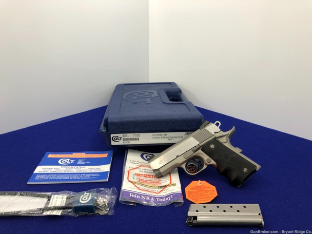 Colt Defender .9mm Para Stainless 3" *INCREDIBLE LIGHTWEIGHT COLT*
