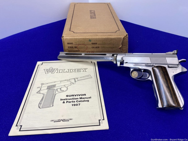  Wildey Hunter .475 Wildey Mag Stainless 12" VR Barrel *ABSOLUTELY AMAZING*