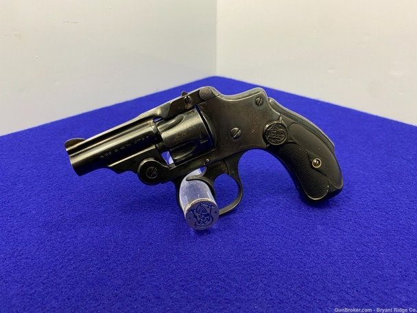 Smith Wesson .32 Safety Hammerless 2nd Model .32 S&W Blue 2" *TOP BREAK*