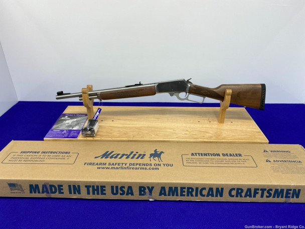 2017 Marlin 1895GS .45-70 Govt Stainless 18" *FANCY CHECKERED WALNUT STOCK*