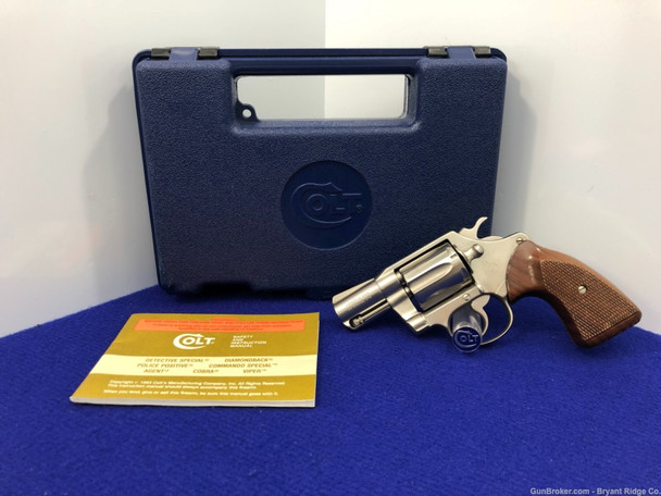 Colt Detective Special .38Spl 2" *STUNNING NICKEL FINISH 3rd ISSUE MODEL*