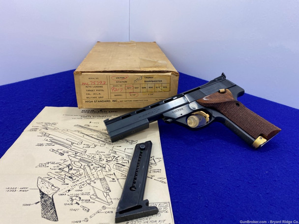 High Standard Victor .22 LR Blue 5" *AWESOME SEMI AUTO*
