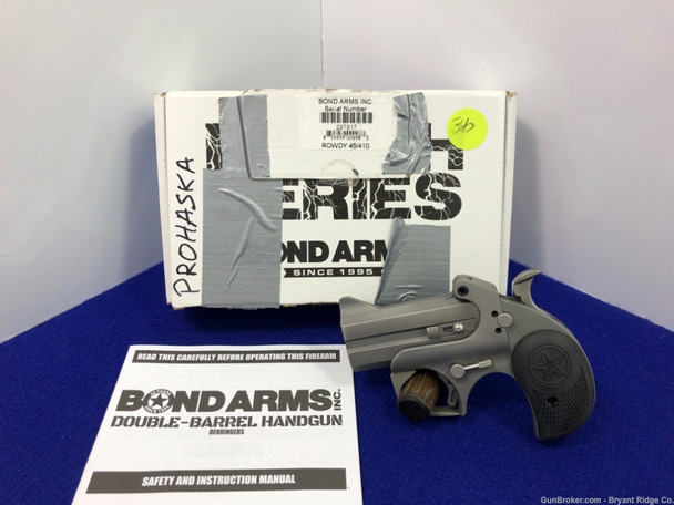 Bond Arms Rough N Rowdy .45 Colt Stainless 3" *OUTSTANDING POCKET PISTOL*