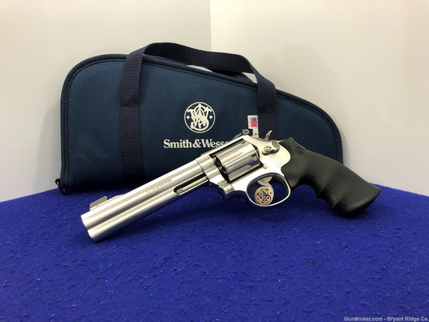 1995 Smith Wesson 686-4 Pre-Lock .357 Stainless 6" *RARE POWER-PORT MODEL*