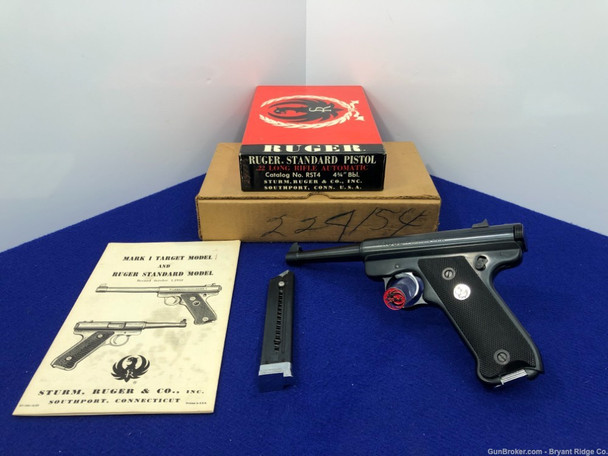 Ruger Standard Model .22 LR Blue 4 3/4" *ABSOLUTELY GORGEOUS CONDITION*
