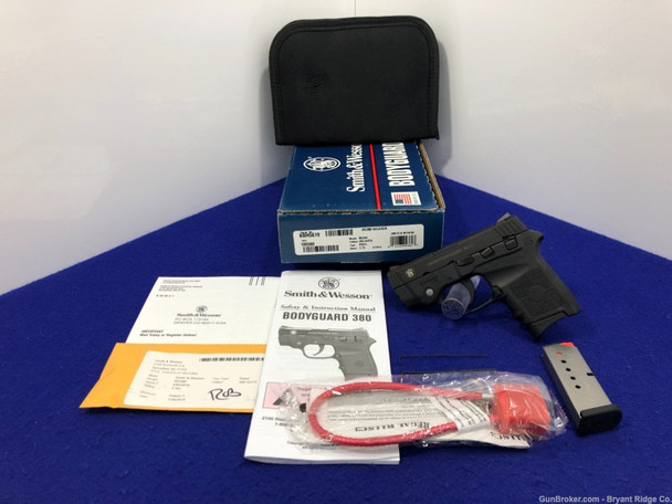 2014 Smith Wesson Bodyguard 380 .380ACP Black *INSIGHT RED TACTICAL LASER*
