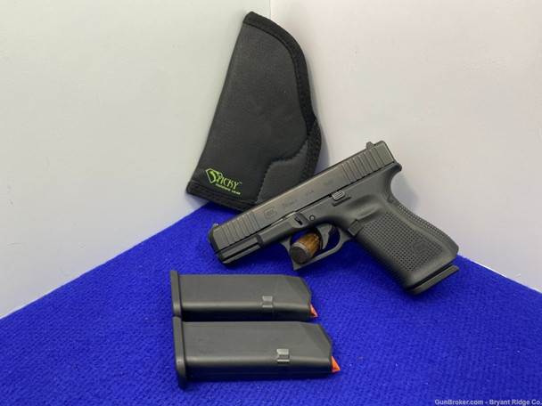 Glock 19 Gen 5 Compact 9mm Luger Black 4.2" *GREAT SEMI-AUTOMATIC PISTOL*