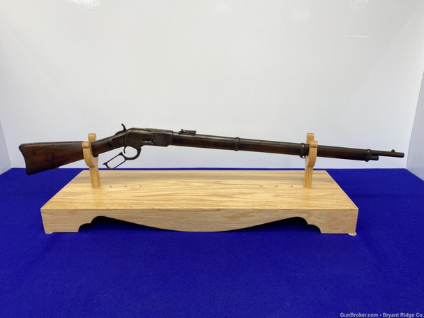 1891 Winchester 1873 Musket .44 Cal Blue 30" *VERY RARE MUSKET MODEL* 