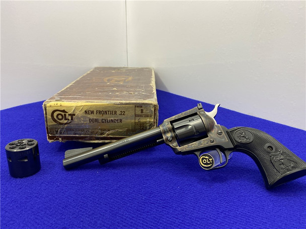 1976 Colt New Frontier Scout .22 LR Blue 6" *STUNNING DUAL CYLINDER MODEL* 