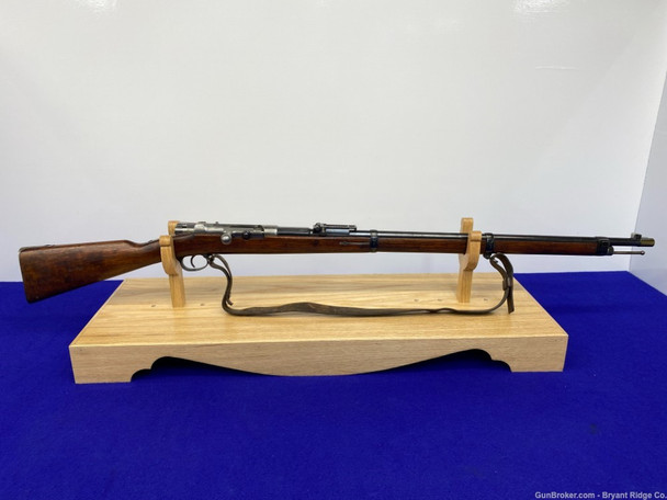 1887 Spandau Model 71-84 Mauser Blue 32" *EARLY TUBE FED MAUSER RIFLE*