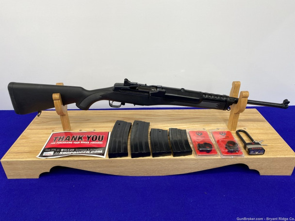 2012 Ruger Mini-14 Ranch Rifle .223 Rem Blue 18.5" *BEAUTIFUL GARAND STYLE*