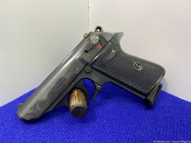1967 Walther PPK .22LR Blue 3 1/4" *AWESOME GERMAN MANUFACTURED PISTOL*