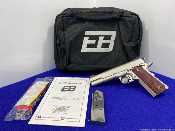 Ed Brown Executive Elite .45 ACP Stainless *EYE-CATCHING CUSTOM FEATURES*