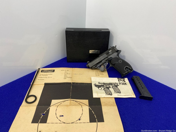 1978 Walther P38-K 9mm Para Black 2 3/4" *ULTRA RARE ONLY 2600 EVER MADE*
