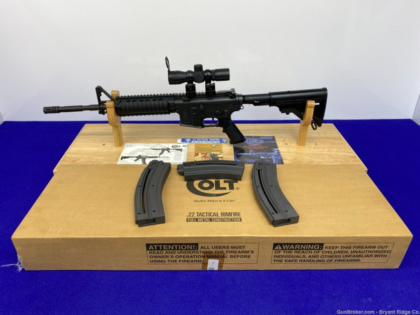 Colt (Walther) M4 Carbine 22LR 17.5" Black *GREAT FOR TRAINING/SMALL GAME*