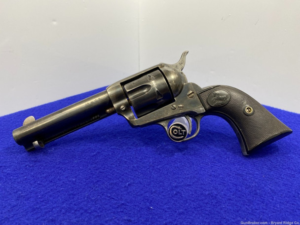 1901 Colt Single Action Army .38 W.C.F Blue 4 3/4" *1st GENERATION MODEL*