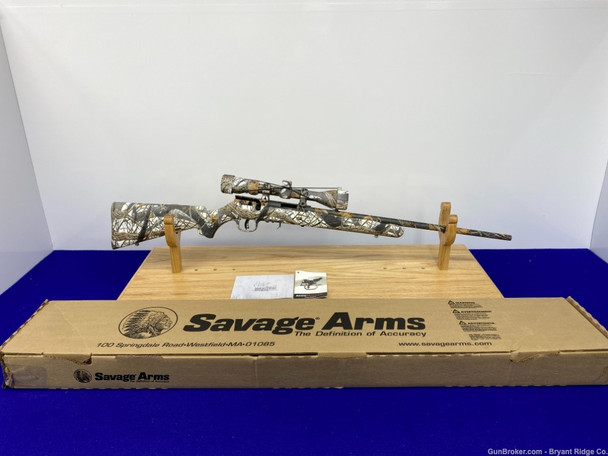 Savage 93R17-XP .17HMR 22" *AWESOME REALTREE HARDWOODS SCOW CAMO FINISH*