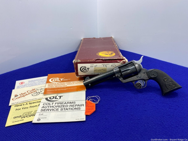 Colt Single Action Army 44-40 4 3/4" *Classic Colt Revolver* Astounding!!
