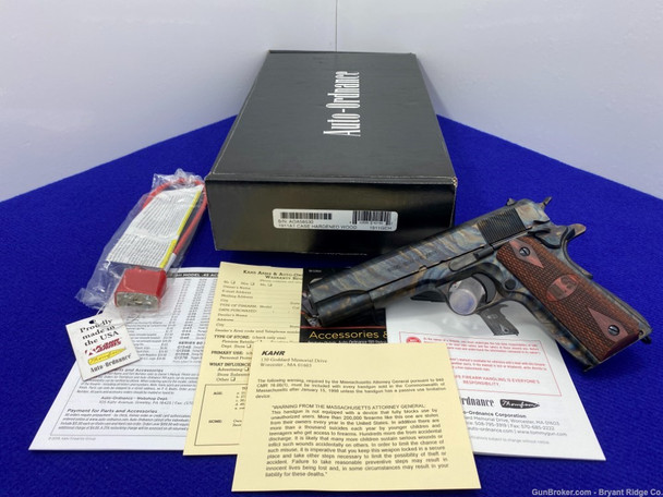 Auto Ordnance 1911A1 .45acp GORGEOUS Full Color Case Hardened Model NIB
