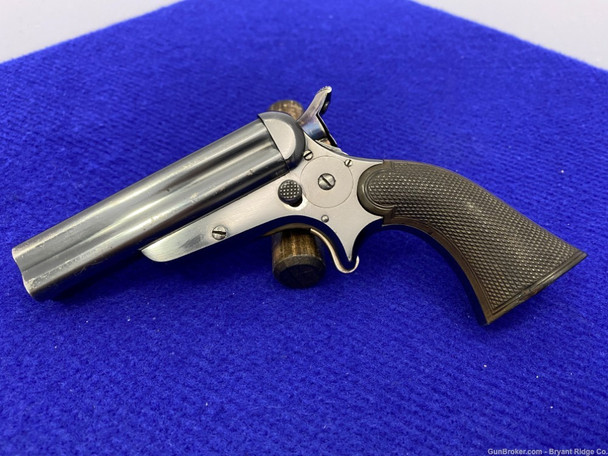 Sharps & Hankins Model 3B .32 RF Blue 3.5" *4-SHOT "PEPPERBOX" EXAMPLE*