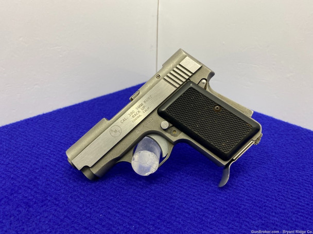 AMT Backup .380 ACP/9mmKurz Stainless 2.5" *DESIRABLE SMALL FRAME PISTOL*

