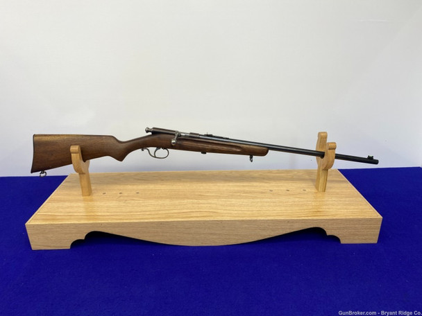 Stevens Springfield .22S/L/LR Blue 22" *CLASSIC SINGLE-SHOT BOLT ACTION*
