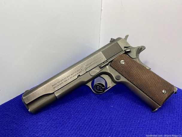 1918 Colt Model of 1911 U.S Army 45acp 5" *DESIRABLE WWI MILITARY PISTOL*
