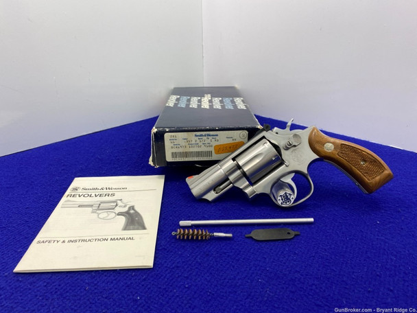 1989 Smith & Wesson 66-3 .357 Mag Stainless 2 1/2" *STUNNING REVOLVER*

