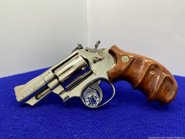 1980 Smith Wesson 19-4 .357 Mag 2 1/2" *GORGEOUS NICKLE FINISHED REVOLVER*
