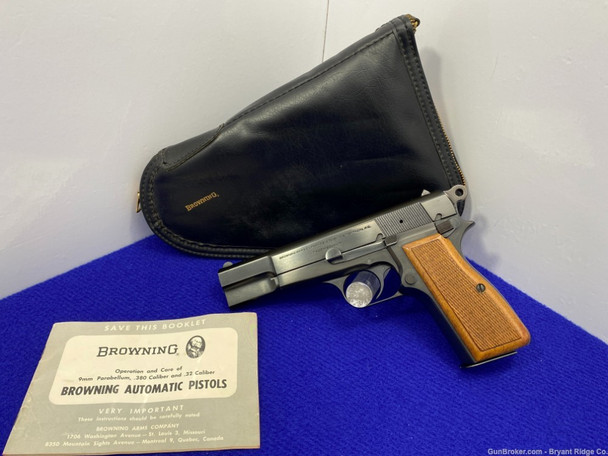 1967 Browning Hi-Power 9mm Para Blue *DESIRABLE "T" SERIES SERIAL PREFIX*

