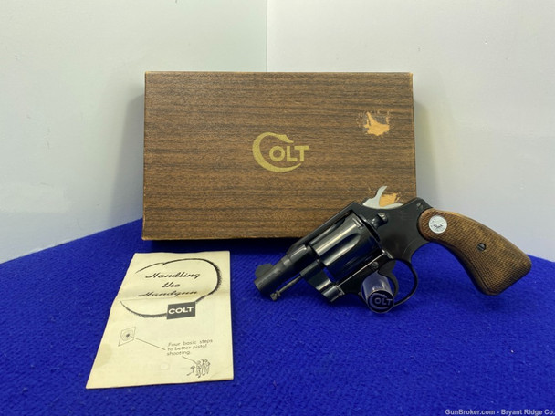 1966 Colt Cobra 38spl 2" *FIRST GENERATION MODEL* Absolutely Superb Example
