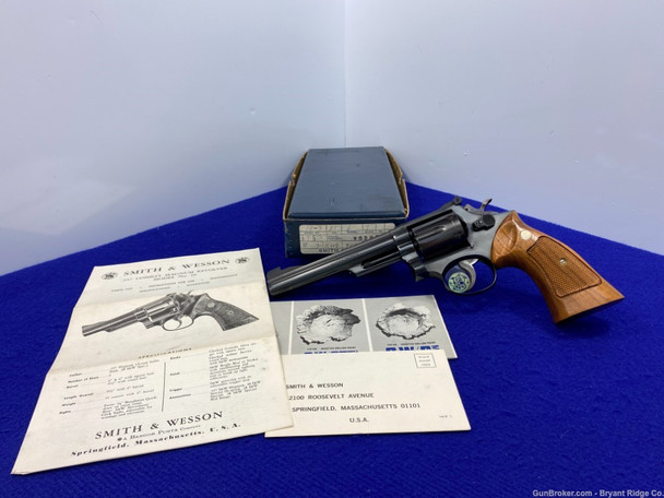 1971 Smith Wesson 19-3 .357 Mag Blue 6" *CLASSIC .357 COMBAT MAGNUM*
