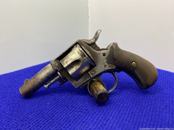 Belgian British Bulldog Blue 2 5/8" *BELGIUM PROOF MARKED REVOLVER*