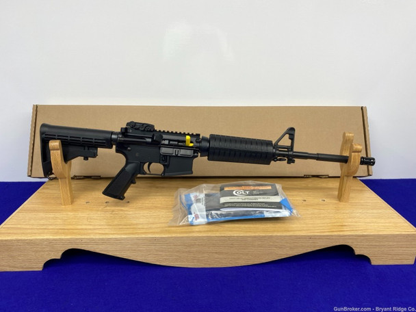 SOLD* Colt AR-15 Carbine 7.62x39 NATO Black 16.