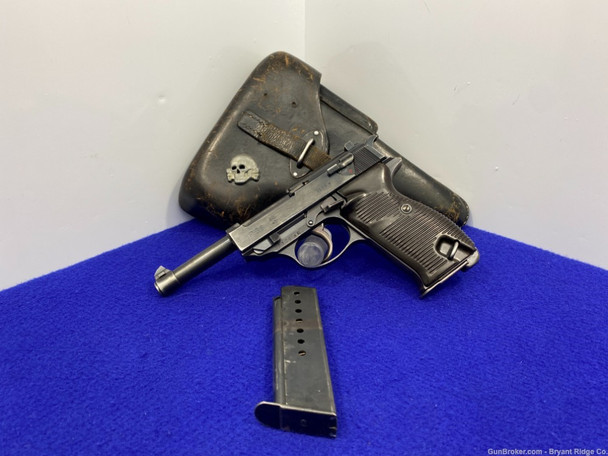 1942 Walther P.38 9mm Blue 4 7/8" *HISTORICAL WWII GERMAN MILITARY PISTOL*
