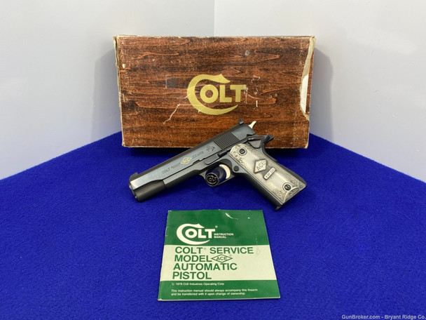 1978 Colt Service Model Ace .22 Blue 4 3/4" *RARE ARKANSAS SPECIAL EDITION*