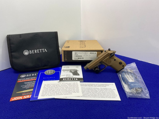 Beretta 3032 Tomcat .32 ACP FDE 2.9" *INCREDIBLE ULTRA COMPACT PISTOL*
