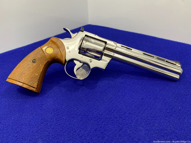 *SOLD* 1983 Colt Python BRIGHT STAINLESS -Legendary Snake- 1st year ...