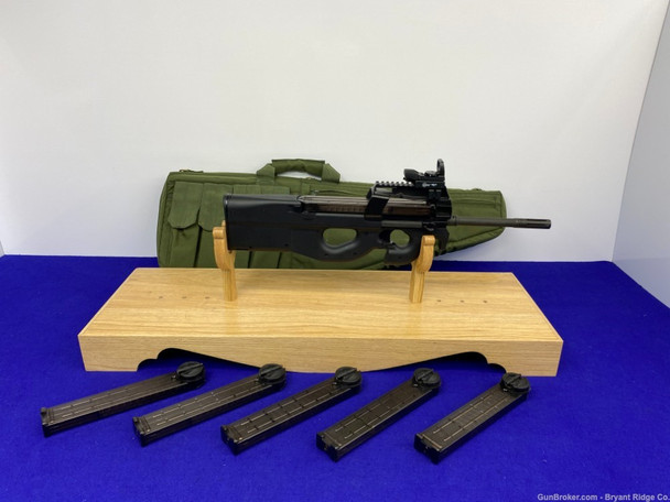 FN Model PS90 5.7x28mm Black 16" *FEATURES INTEGRATED MUXXLE BREAK*
