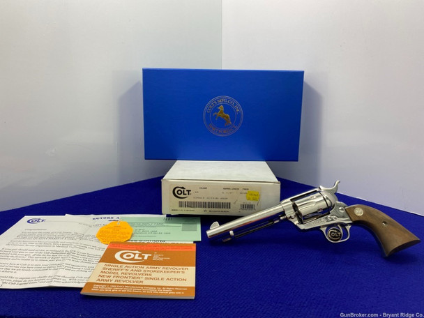 1994 Colt Single Action Army .45colt Nickel 5 1/2" *3rd GENERATION MODEL*