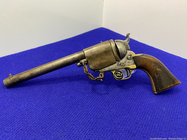 Belgian Colt 1860 "Brevette" Navy *VERY UNIQUE EARLY 1870'S CONVERSION*
