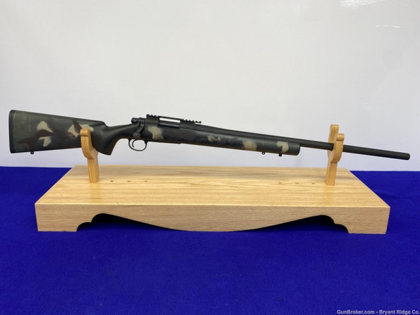 Remington 700 .308 Win Matte Black 26" *CUSTOM CAMO FINISHED STOCK*
