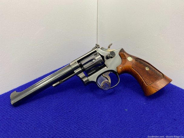 1958 Smith Wesson 17 .22LR Blue 6"*K-22 MASTERPIECE DOUBLE-ACTION REVOLVER*